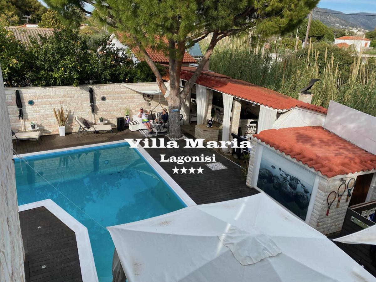 Villa Maria Lagonissi - Private First Floor Villa Kalivia Thorikou Dış mekan fotoğraf